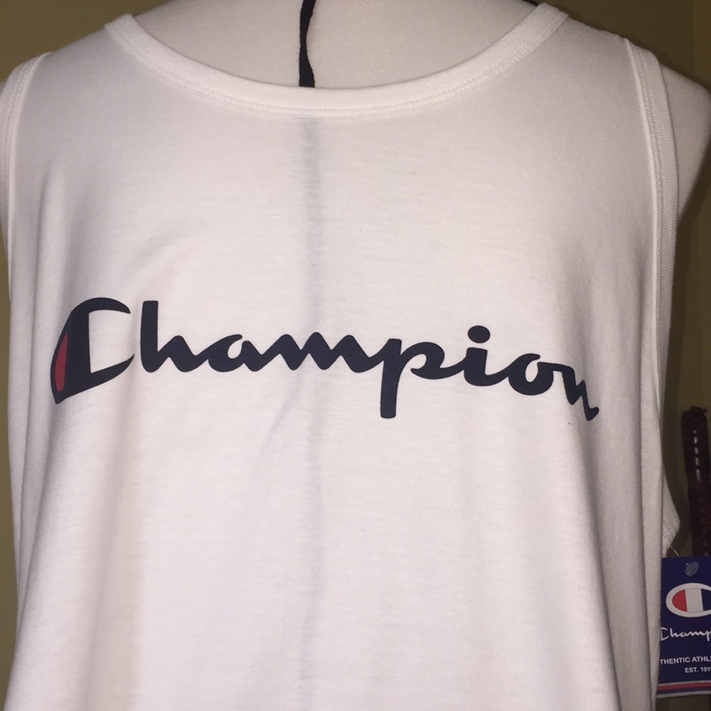CHAMPIONS JERSEY TANK TOP WHITE